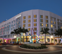 art ovation hotel exterior and lobby in downtown sarasota